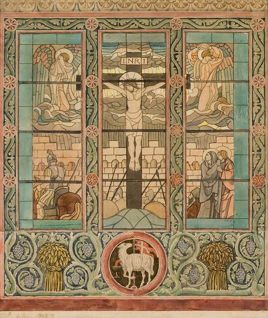 Esajas kirkes alterbillede fra 1914