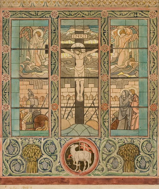 Esajas kirkes alterbillede fra 1914